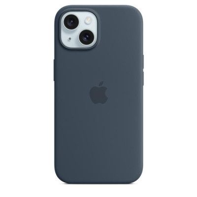 Чохол для смартфона Apple iPhone 15 Silicone Case with MagSafe - Storm Blue (MT0N3)