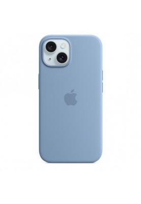 Чохол для смартфону Apple iPhone 15 Silicone Case with MagSafe - Winter Blue (MT0Y3)