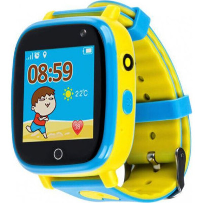 Дитячий розумний годинник AmiGo GO001 iP67 GLORY Blue-Yellow