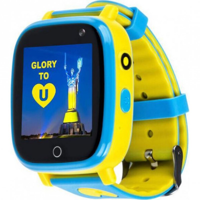 Дитячий розумний годинник AmiGo GO001 iP67 GLORY Blue-Yellow