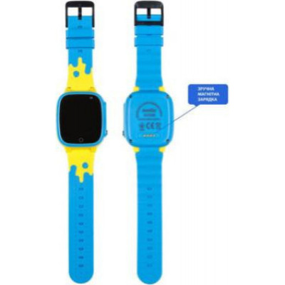 Дитячий розумний годинник AmiGo GO008 MILKY Glory Blue/Yellow Дитячий розумний годинник AmiGo GO008 MILKY Glory Blue/Yellow