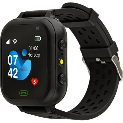 Дитячий розумний годинник AmiGo GO009 Camera+LED WIFI Black