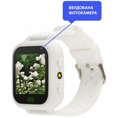 Дитячий розумний годинник AmiGo GO009 Camera+LED WIFI White Дитячий розумний годинник AmiGo GO009 Camera+LED WIFI White