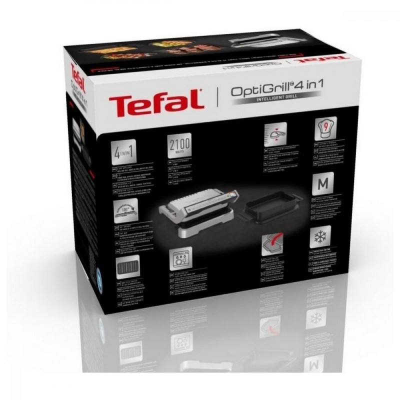 Електрогриль притискний Tefal OptiGrill 4in1 GC774D30