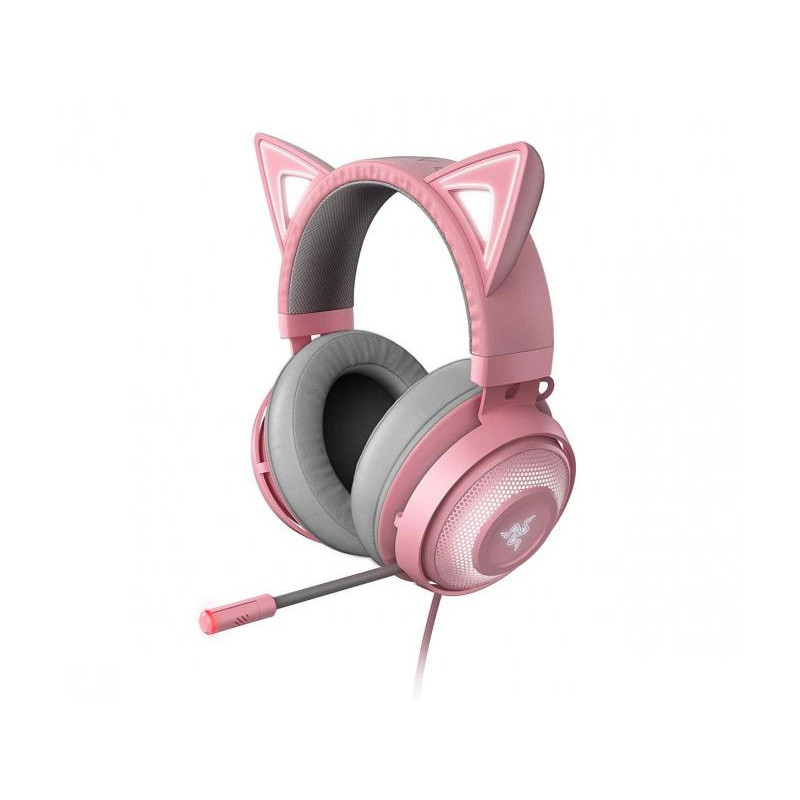 Комп'ютерна гарнітура Razer Kraken Kitty Edition Quartz (RZ04-02980200-R3M1)