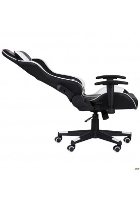 Комп'ютерне крісло для геймера Art Metal Furniture VR Racer Dexter Laser чорний/білий (546480)