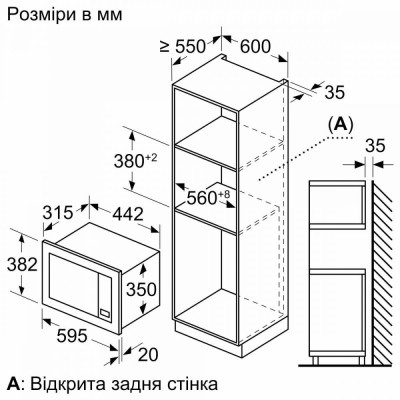 Мікрохвильова піч з грилем Bosch BEL623MD3