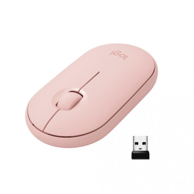 Миша Logitech Pebble M350 Pink (910-005717)