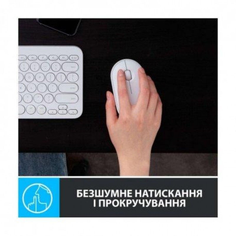 Миша Logitech Pebble M350 White (910-005716, 910-005541)