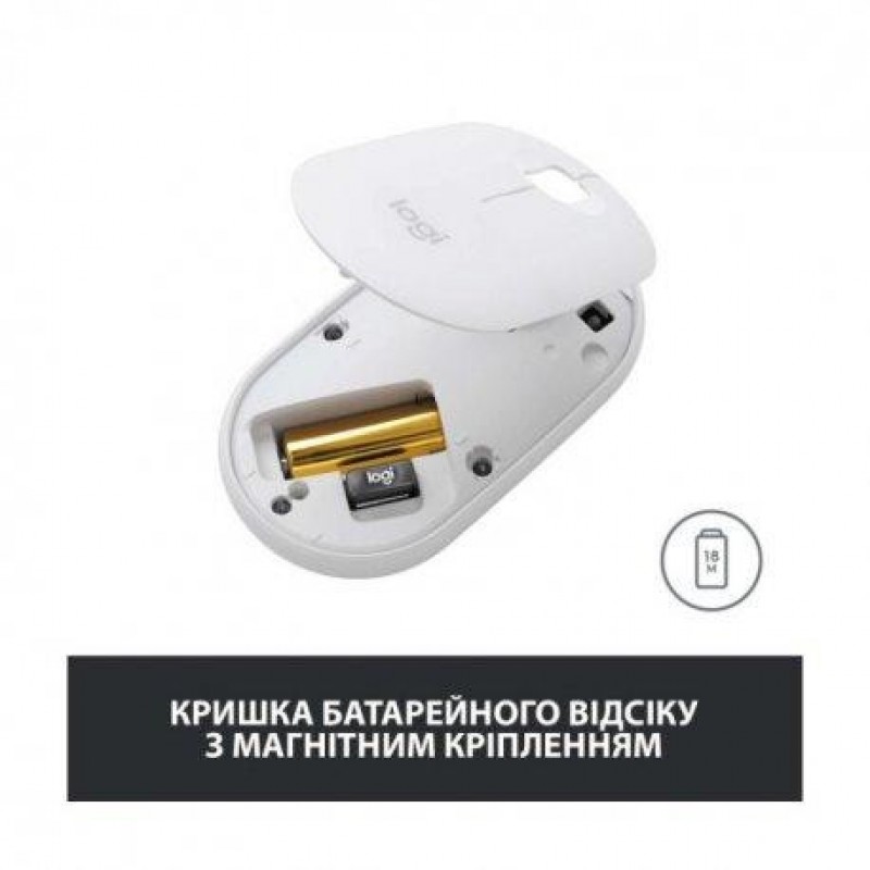 Миша Logitech Pebble M350 White (910-005716, 910-005541)