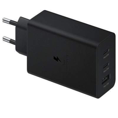 Зарядний пристрій Samsung 65W Power Adapter Trio w/o cable Black (EP-T6530NBEG)
