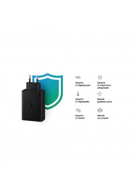 Зарядний пристрій Samsung 65W Power Adapter Trio w/o cable Black (EP-T6530NBEG)