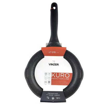 Сковорода звичайна VINZER Kuro Induction Line (50421)