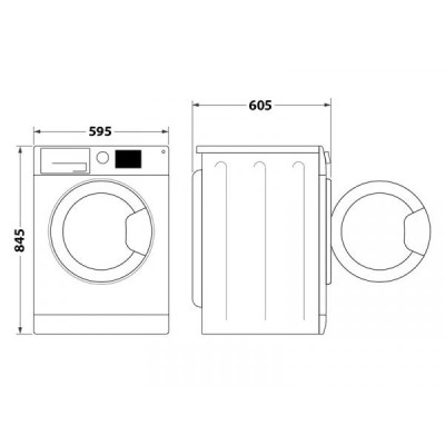 Пральна машина автоматична Whirlpool FFB 11469 BV UA