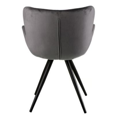 Стілець із підлокітниками Special4You Reita Dark grey (E6644)