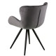 Стілець із підлокітниками Special4You Reita Dark grey (E6644)