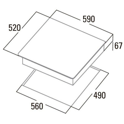 Варильна поверхня електрична Cata TN 604 (08040011) Варильна поверхня електрична Cata TN 604 (08040011)