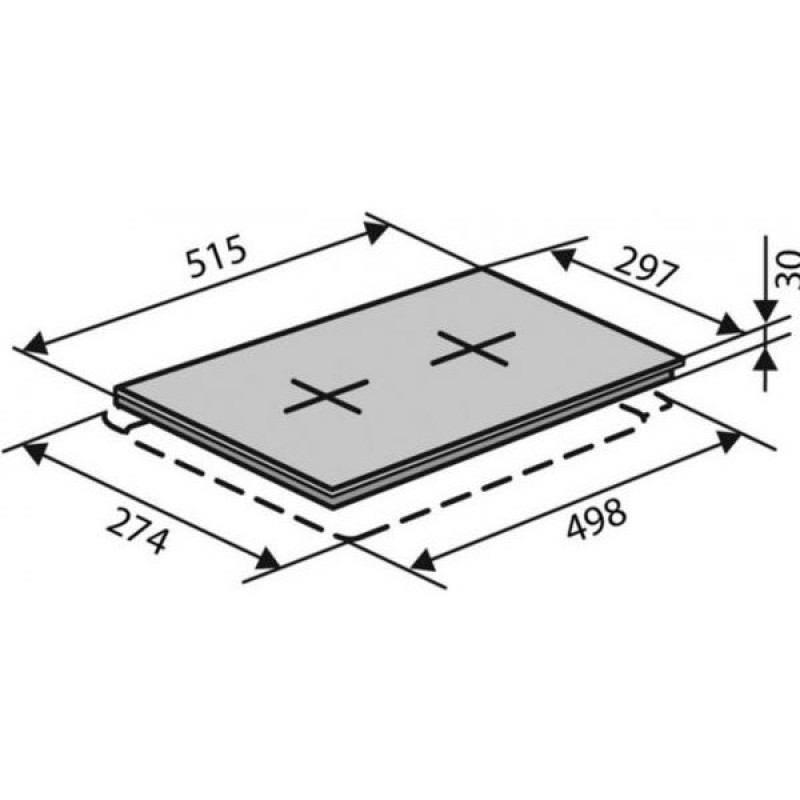 Варильна поверхня газова Ventolux HG320 EES (INOX) 3