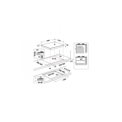 Варильна поверхня газова Whirlpool GOA 6425/NB1