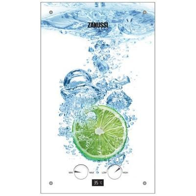 Водонагрівач газовий проточний (газова колонка) Zanussi GWH 10 Fonte Glass Lime