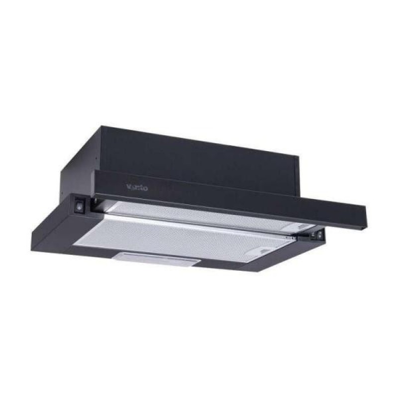 Витяжка телескопічна Ventolux GARDA 50 BK (700) LED