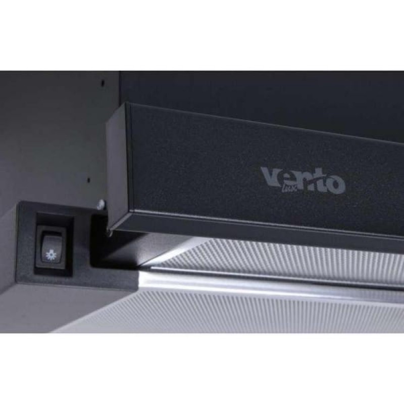 Витяжка телескопічна Ventolux GARDA 50 BK (700) LED