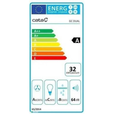Вбудована витяжка Cata GC DUAL 45 BK (02130208)