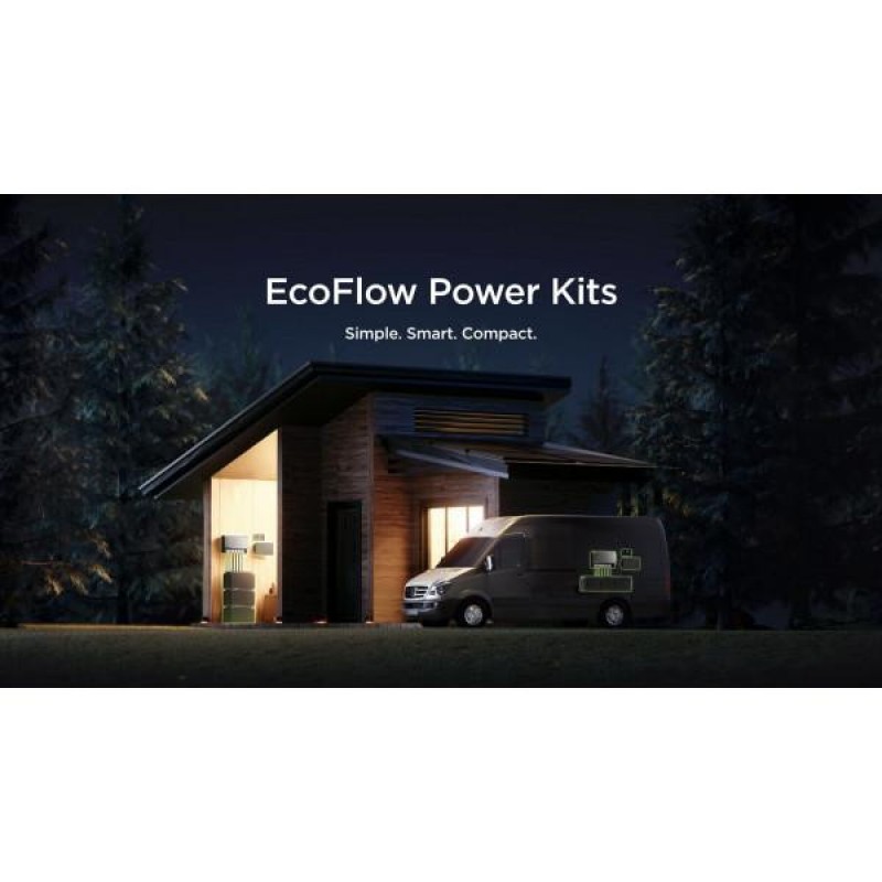 Автономна сонячна електростанція EcoFlow Power Get Set Kit без батарей (ZMM100-Combo1-EU)