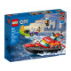 Блоковий конструктор LEGO City Човен пожежної бригади (60373)