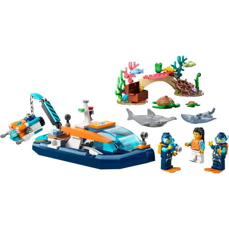 Блоковий конструктор LEGO City Дослідницька підводна лодка (60377)