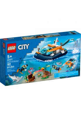 Блоковий конструктор LEGO City Дослідницька підводна лодка (60377)
