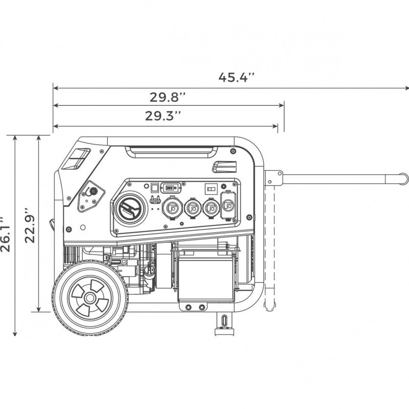 Комбінований генератор (газ-бензин) FIRMAN TRI FUEL 7500W (T07571)