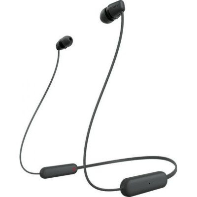 Навушники із мікрофоном Sony WI-C100 Black (WIC100B.CE7)