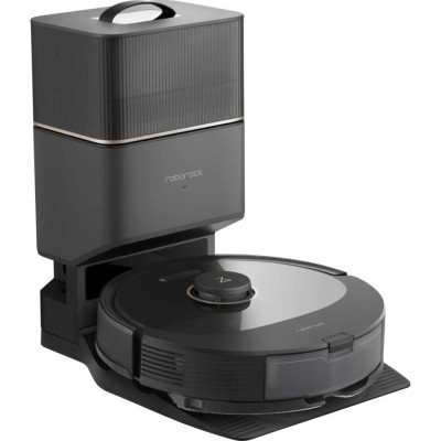 Робот-пилосос з вологим прибиранням RoboRock Q8 Max Plus Black (Q8MP52-00)