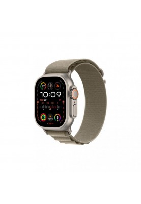 Смарт-годинник Apple Watch Ultra 2 GPS + Cellular 49mm Titanium Case with Olive Alpine Loop - Medium (MREY3/MRFJ3)