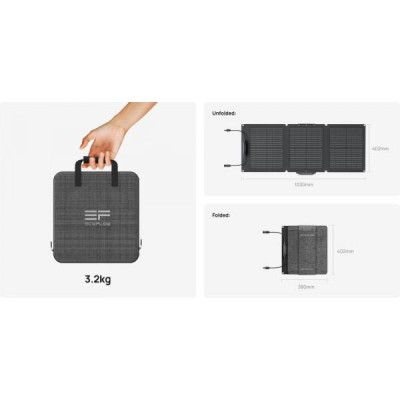 Зарядний пристрій на сонячній батареї EcoFlow 60W Solar Panel (EFSOLAR60)