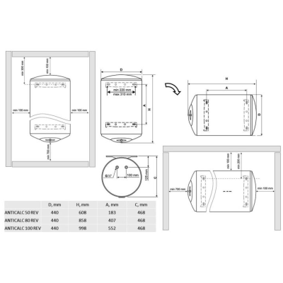 Бойлер Tesy ANTICALC REV 50