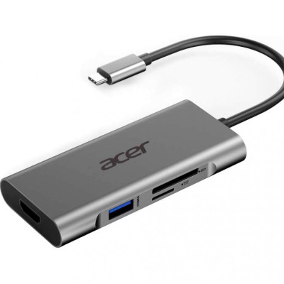 Док-станція для ноутбука Acer 7-in-1 Type-C Dongle (HP.DSCAB.008)