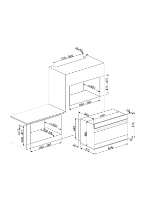 Духовка електрична SMEG SFR9390X