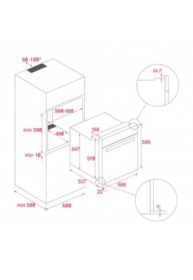 Духовка електрична Teka HLB 8600 LB (111000014)