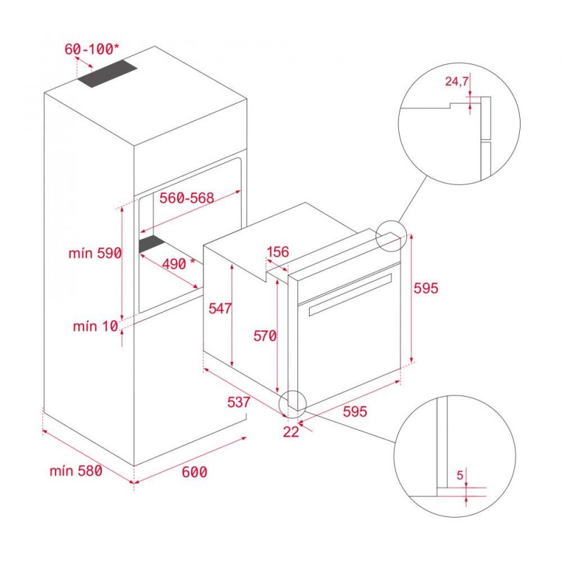 Духовка електрична Teka HLB 8600 LB (111000014)