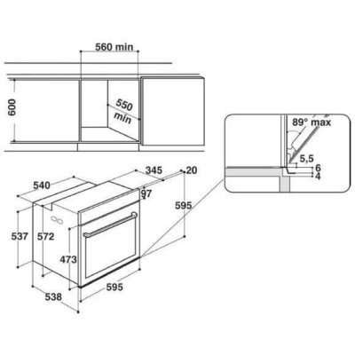 Духовка електрична Whirlpool OAKZ9 7961 SP IX