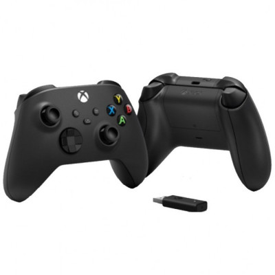 Геймпад Microsoft Xbox Series X | S Wireless Controller Carbon Black + Wireless Adapter for Windows