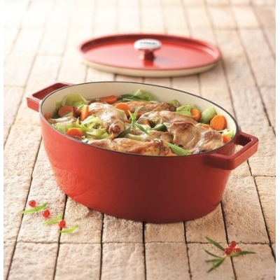 Каструля Pyrex Slow Cook SC5AC33 чавун каструля овальна 5.8л