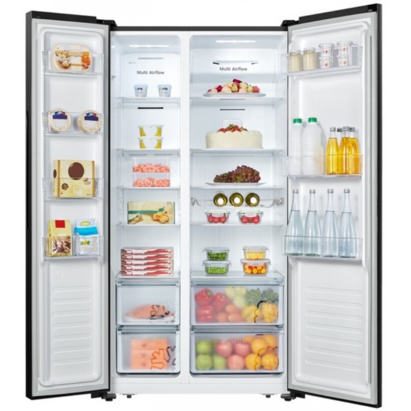 Холодильник із морозильною камерою Hisense RS677N4BFE (BCD-518WY)