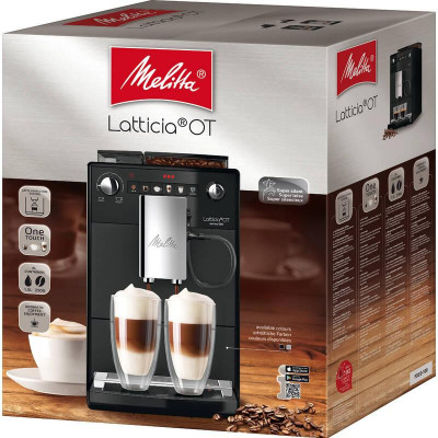 Автоматична кавоварка Melitta Latticia OT frosted black F30/0-100