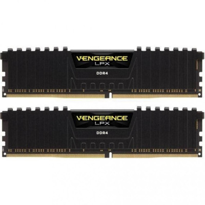 Пам'ять для настільних комп'ютерів Corsair 16 GB (2x8GB) DDR4 3200 MHz Vengeance LPX Black (CMK16GX4M2Z3200C16)