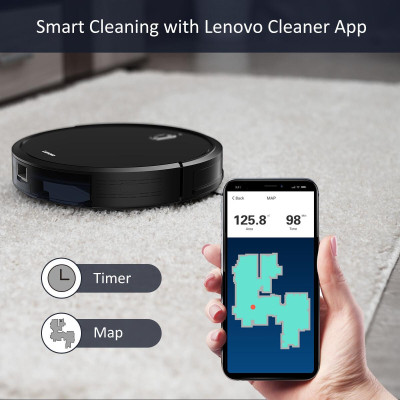 Робот-пилосос із вологим прибиранням Lenovo Robot Vacuum Cleaner E1