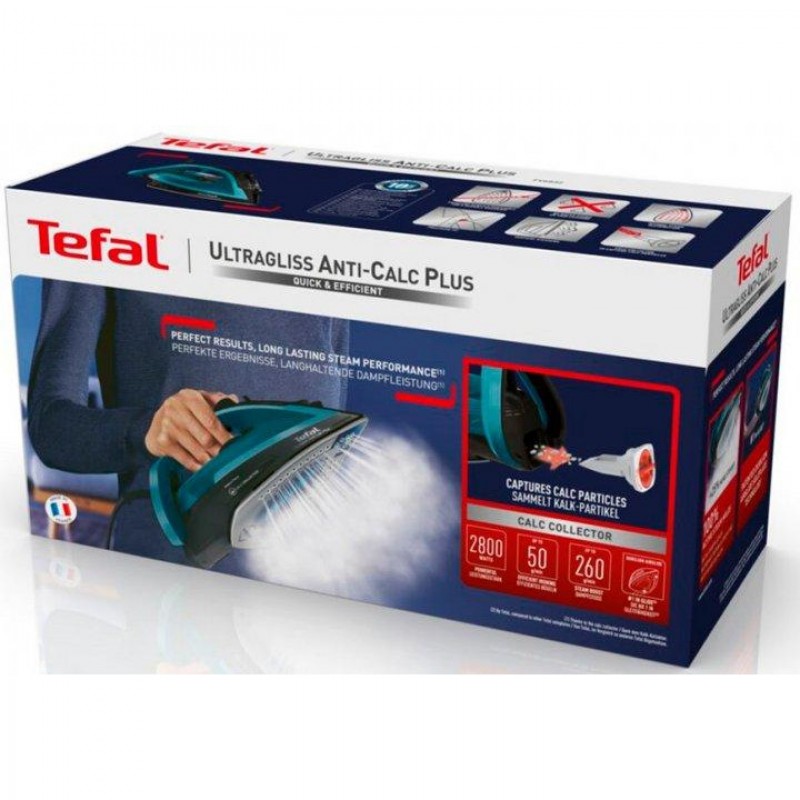 Праска з парою Tefal Ultragliss Plus FV6832 (FV6832E0)