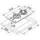 Варильна поверхня газова Franke FHCR 302 2G HE BK C (106.0374.278)
